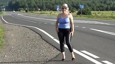 phat ass in leather leggings