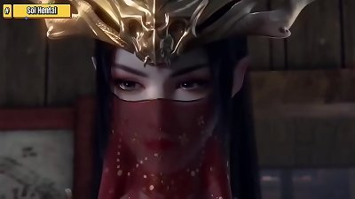 hentai 3d (ep96) - Medusa queen seduce with a dildo