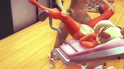 Crash Bandicoot hentai furry 3d - Coco wank off, boob banging and nailed with internal cumshot in her labia - anime anime porn porn