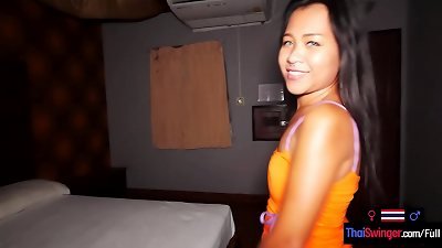 gigantic booty chinese teenager Tuk enjoys anal invasion romp and he stuffed a massive penis inside of it