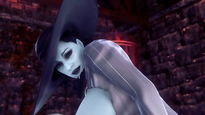 dame Dimitrescu switch roles Cowgirl | Resident Evil Village Parody