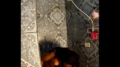 steaming Stepmom Taking a bathroom and playing With Her wooly cooter