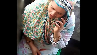 Aunty talking with her stud friend