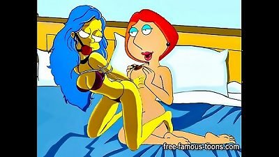 famous sapphic cartoon femmes hook-up