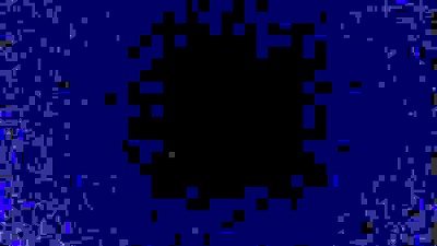 Surprise facial for blindfolded black-haired