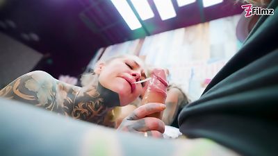 tatted lovers big boner four way Merry's tatted venture