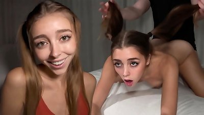 manhandled BY HER roomy - Desperate Spanish teenage smashed Like Meat