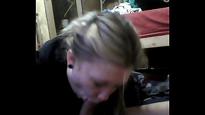 white woman snorts coke off boyfriends schlong and then deep-throats him off