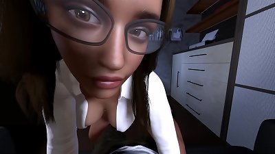 super-steamy bang-out With a secretary l 3d cartoon hentai