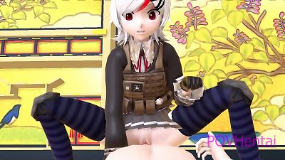 Catgirl Luna Cowgirl Missionary (POVHentai)